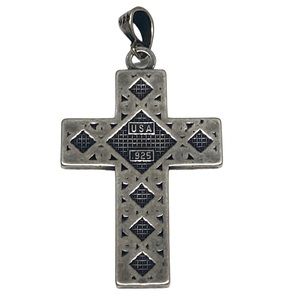 RARE  Cross Pendant • Men Pendant • Women Pendant • Silver Pendant  Silv…